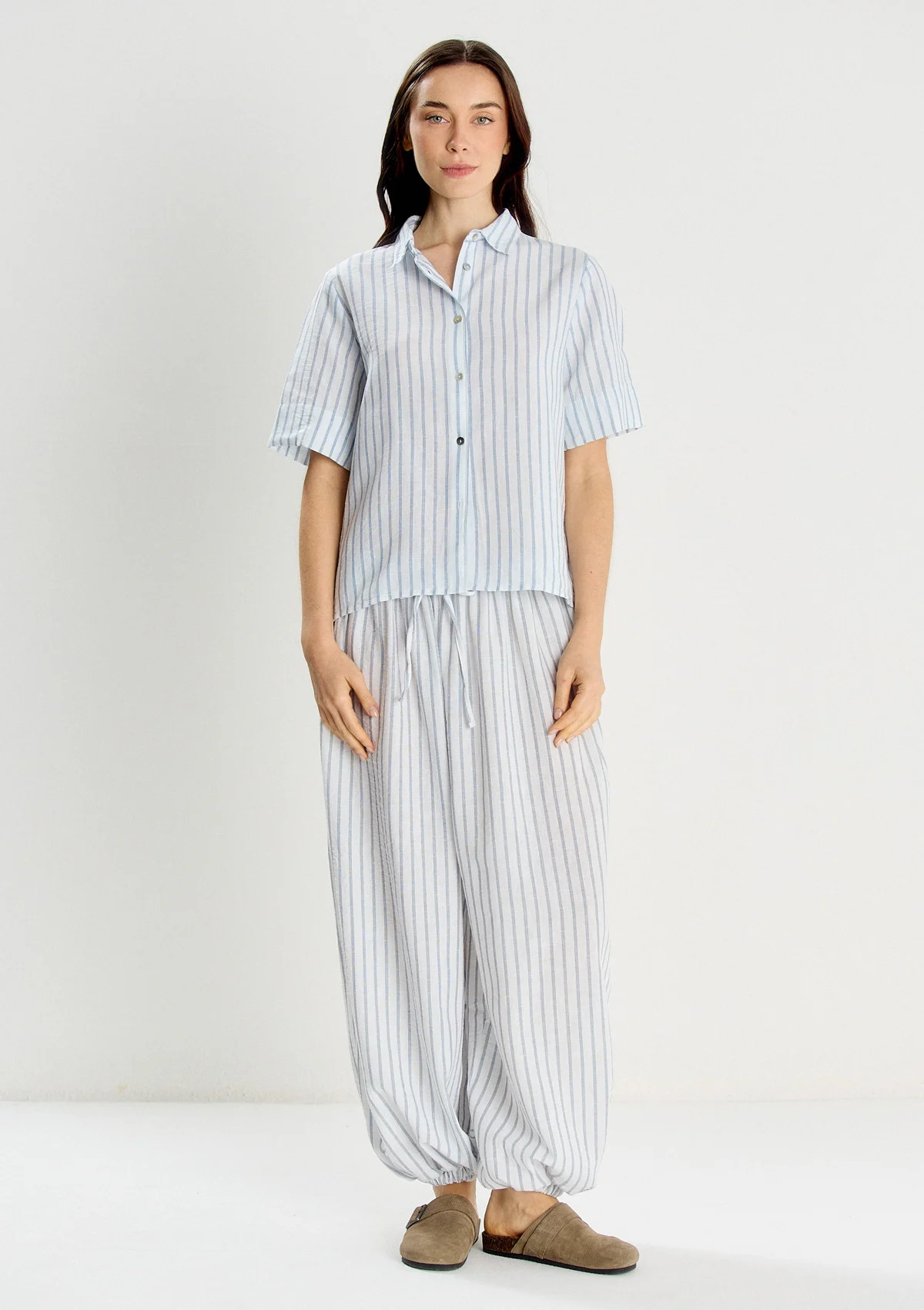 CAMISA + BABUCHA ALADINO RAYADA
