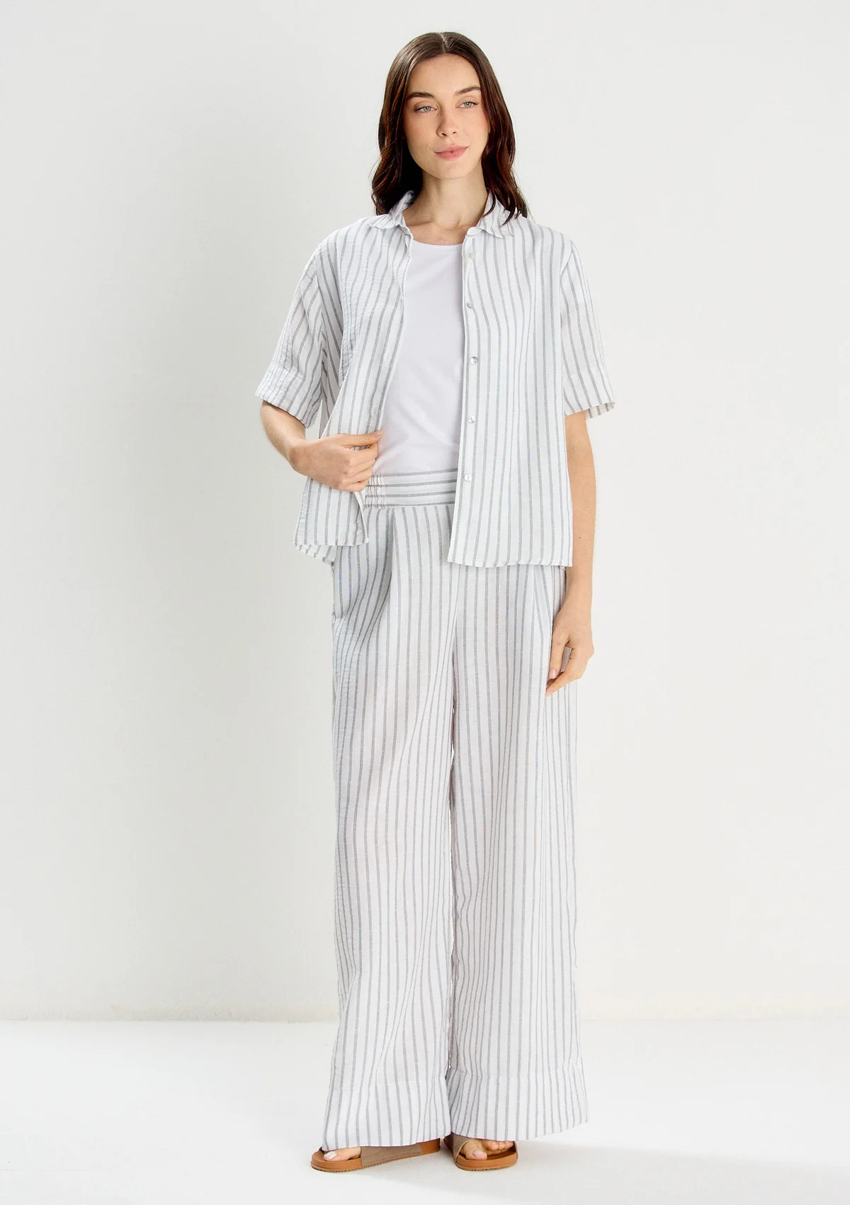 CAMISA + PANTALON RAYADO