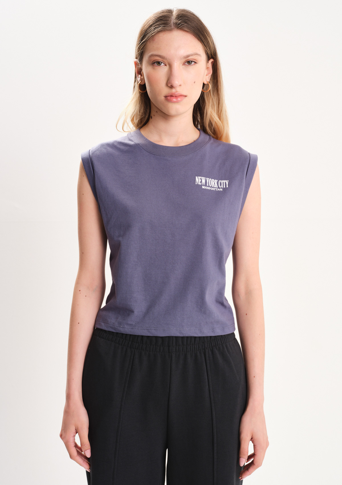 MUSCULOSA DOBLE ESTAMPADO