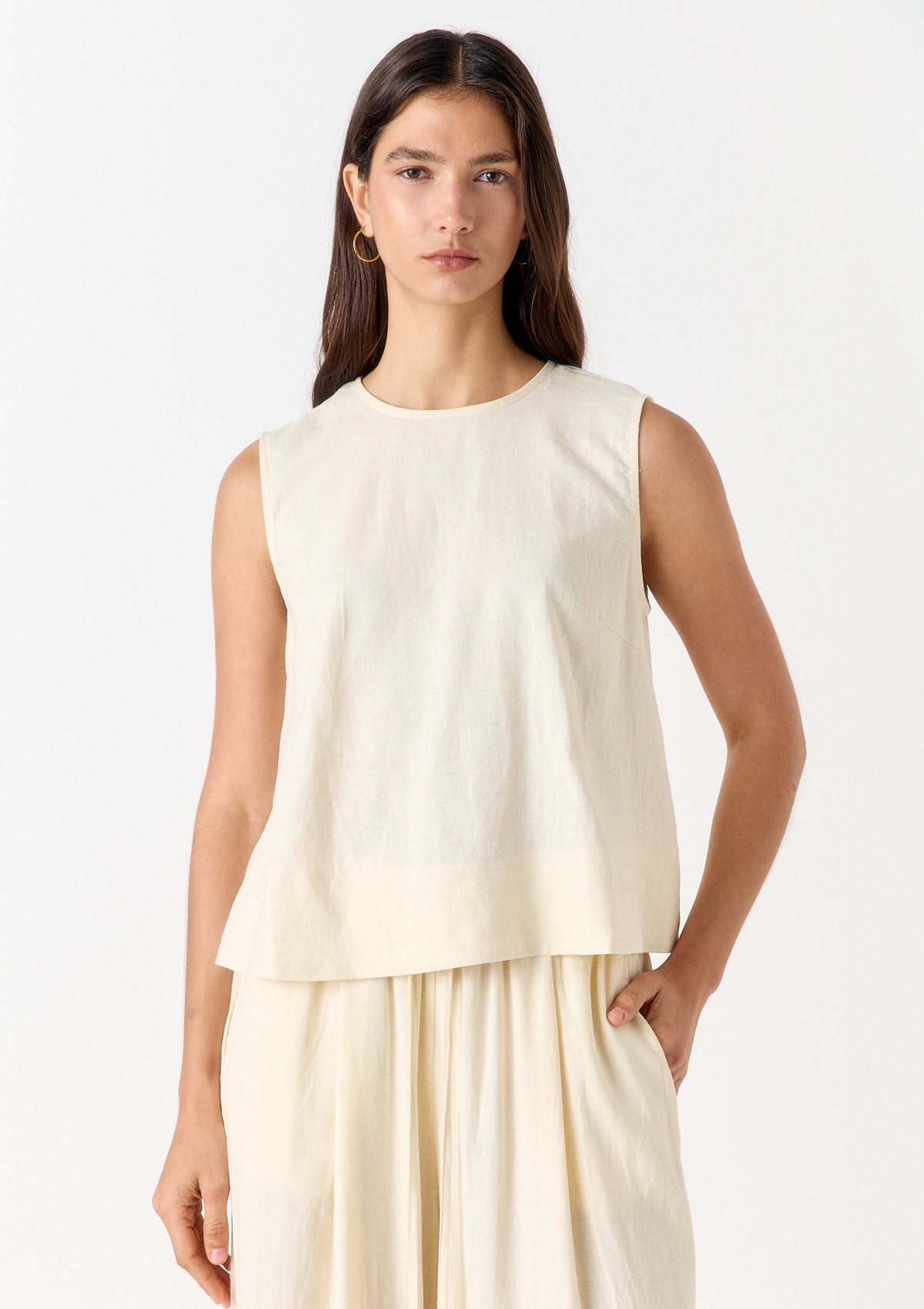 X100223-30999 - BLUSA LINO