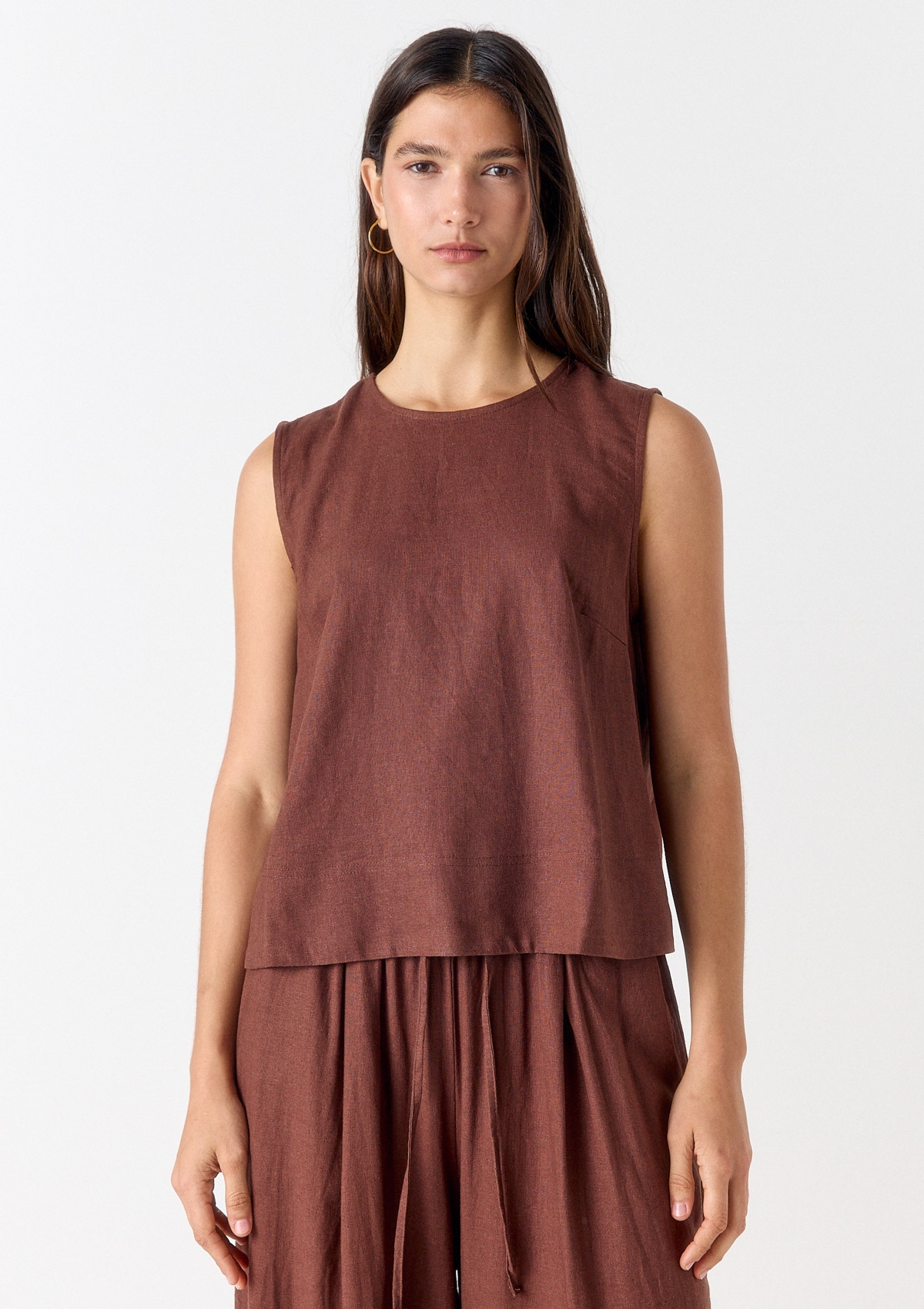 X100223-88999 - BLUSA LINO