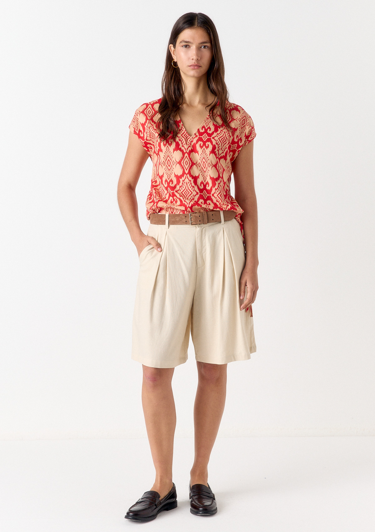 BLUSA VOILE ESTAMPADO