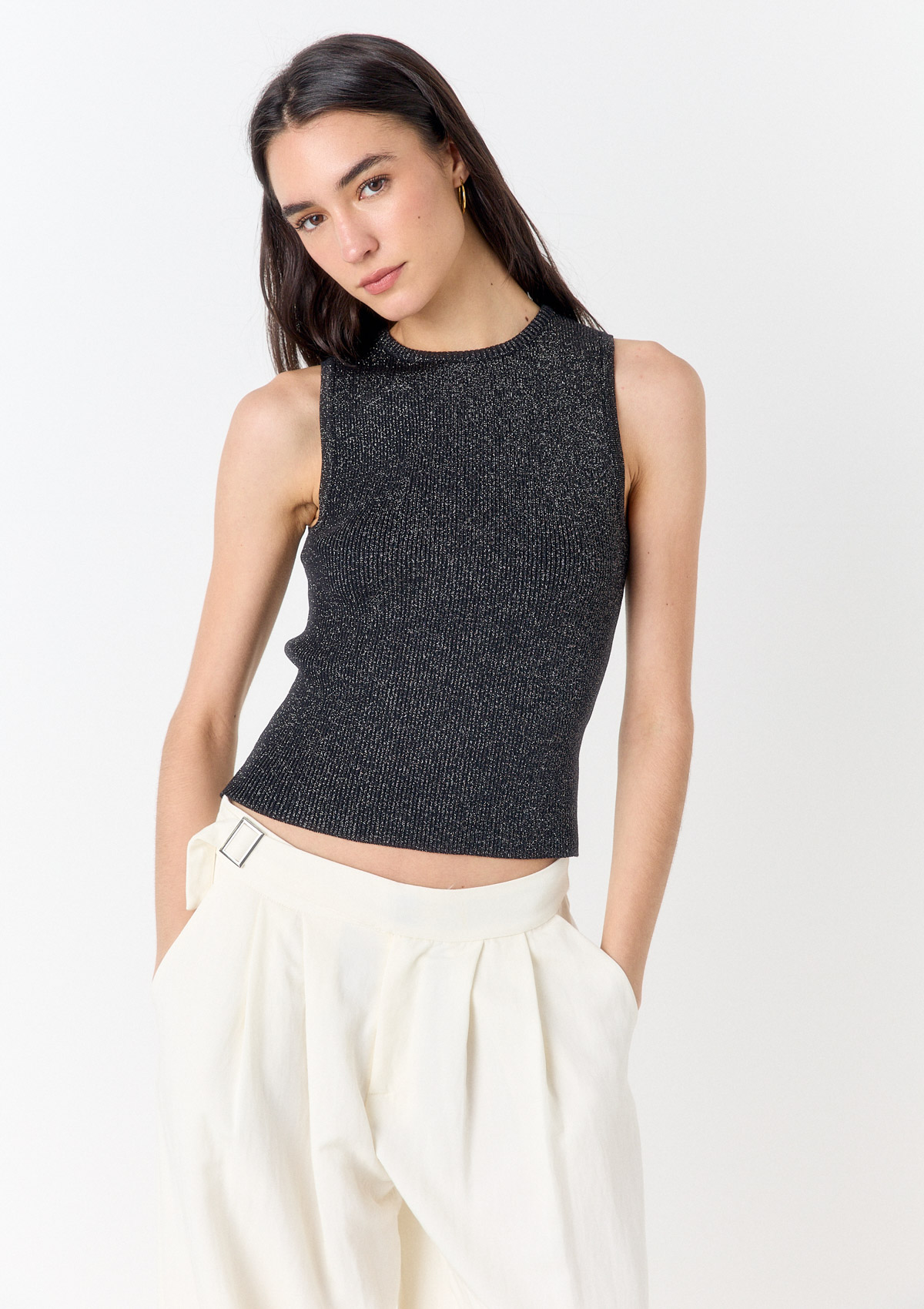TOP TEJIDO LUREX