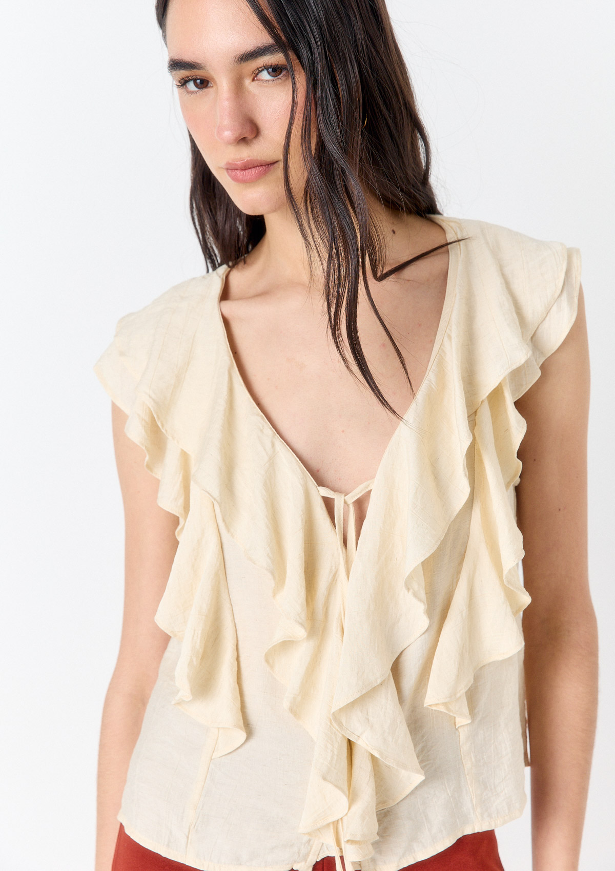 X100216-02999 - BLUSA VOLADOS