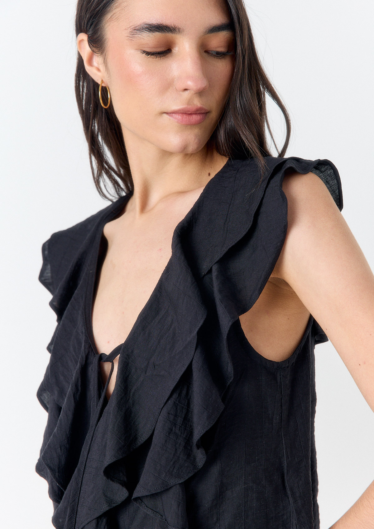 X100216-03999 - BLUSA VOLADOS