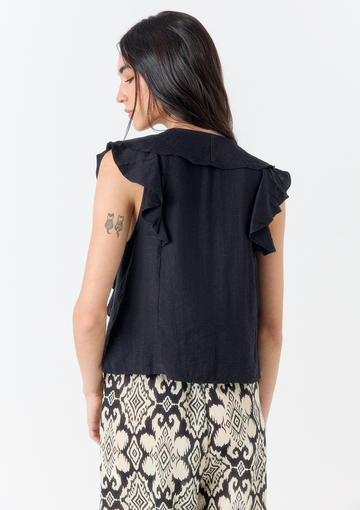 X100216-03999 - BLUSA VOLADOS