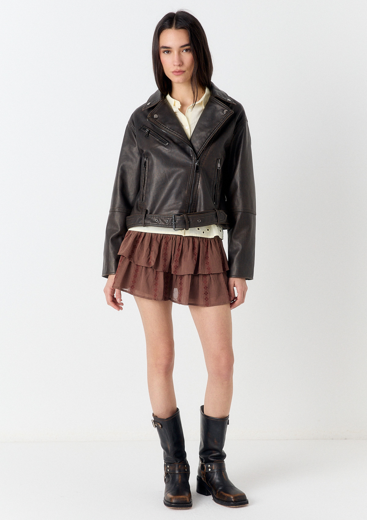 CAMPERA ECO CUERO