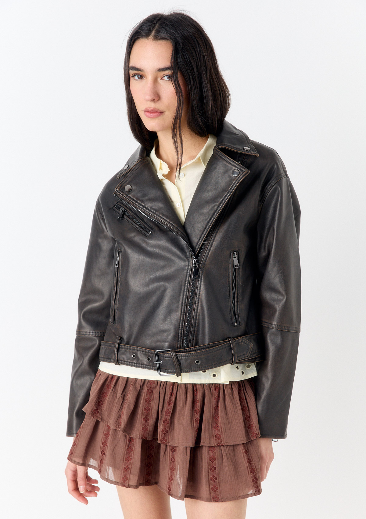 CAMPERA ECO CUERO