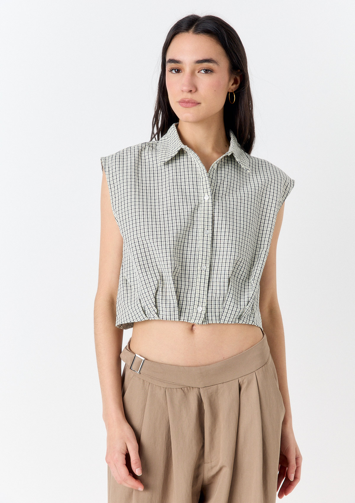 X200016-03999 - CAMISA BALLOON CUADROS